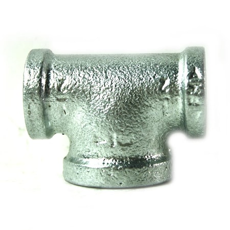 Thrifco Plumbing 1/2 Inch x 1/2 Inch x 3/4 Inch Galvanized Steel Reducer Tee 5217076